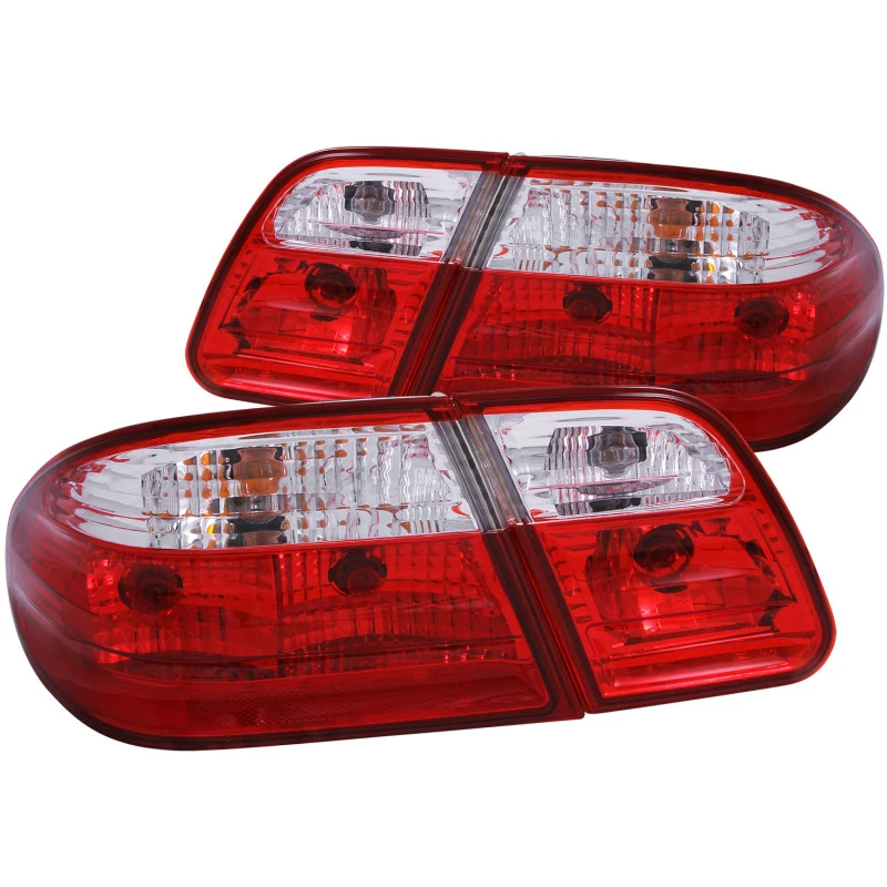 ANZO 1996-2002 Mercedes Benz E-Klasse W210 Rückfahrscheinwerfer Rot/Klar G2