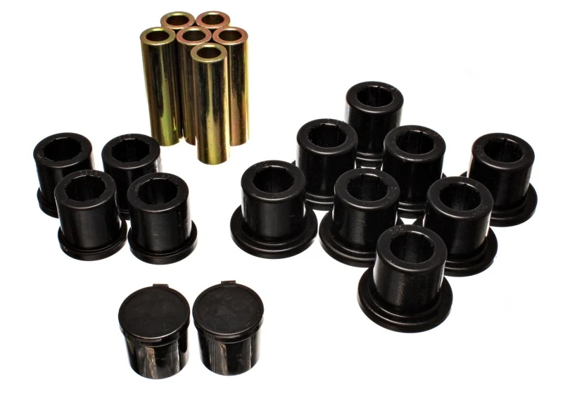Energy Suspension Federbeinbuchsen-Set hinten - Schwarz