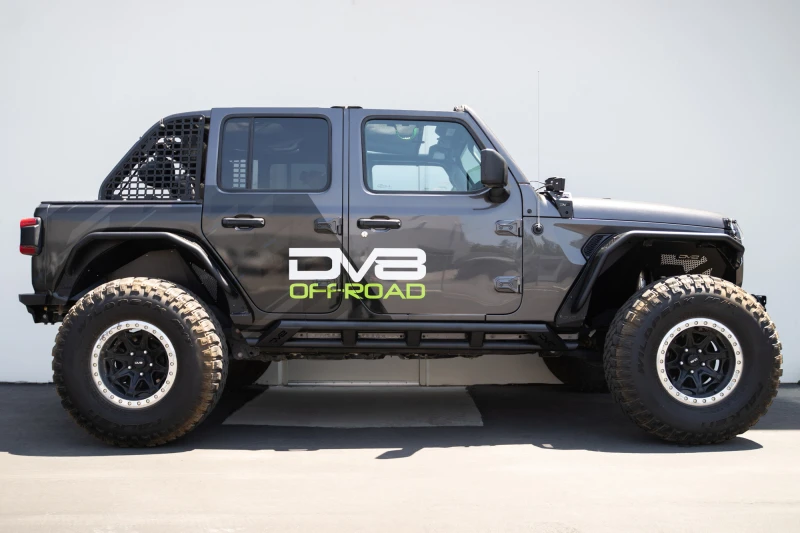 DV8 Offroad FS-15 Series Rock Sliders for 2018-2025 Jeep Wrangler JL 4-Door