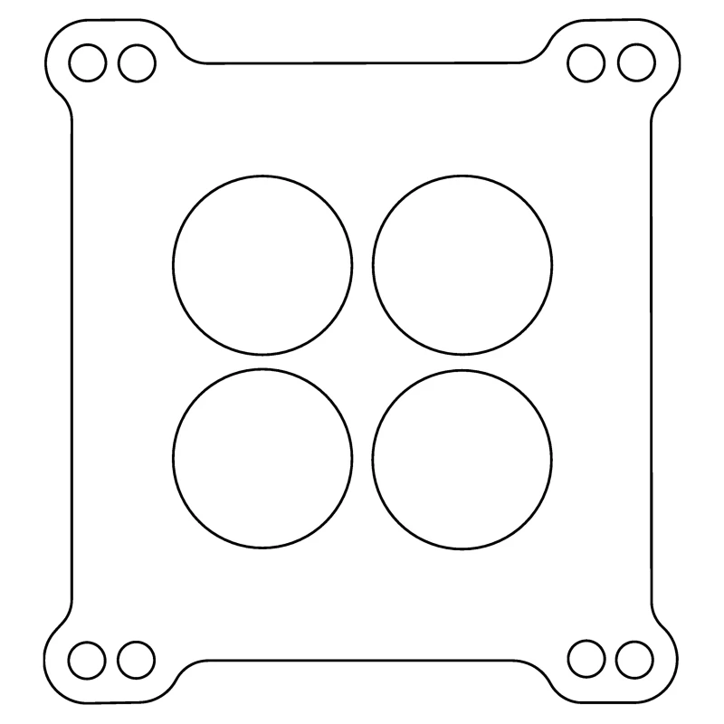 Cometic Carter AFB Holley 4 Barrel.039in Fiber Carburetor Gasket - 4-Hole - Double Drilled