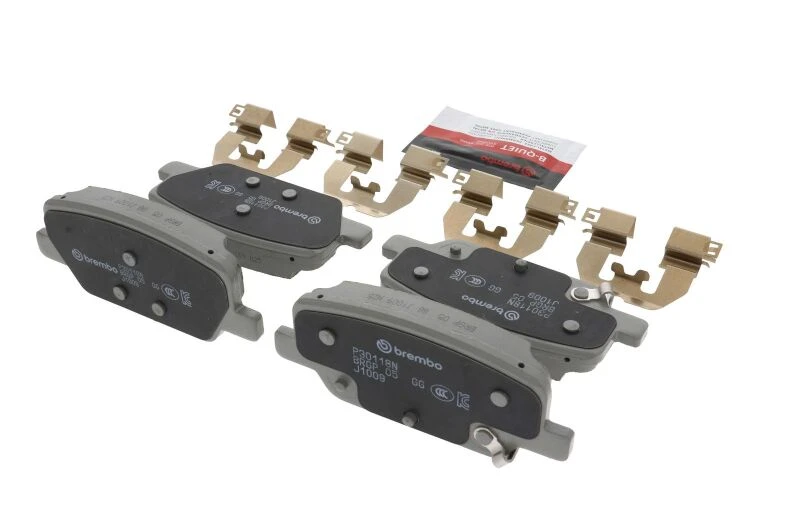 Brembo OE Prime Ceramic Bremsbeläge hinten für 20-24 Hyundai Palisade / 19-20 Santa Fe / 20-24 Kia Telluride