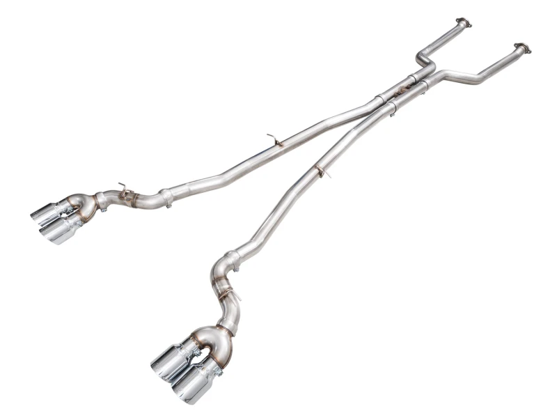 AWE Tuning BMW G90/G99 M5 Track Edition Cat-Back Exhaust - Chrome Silver Tips