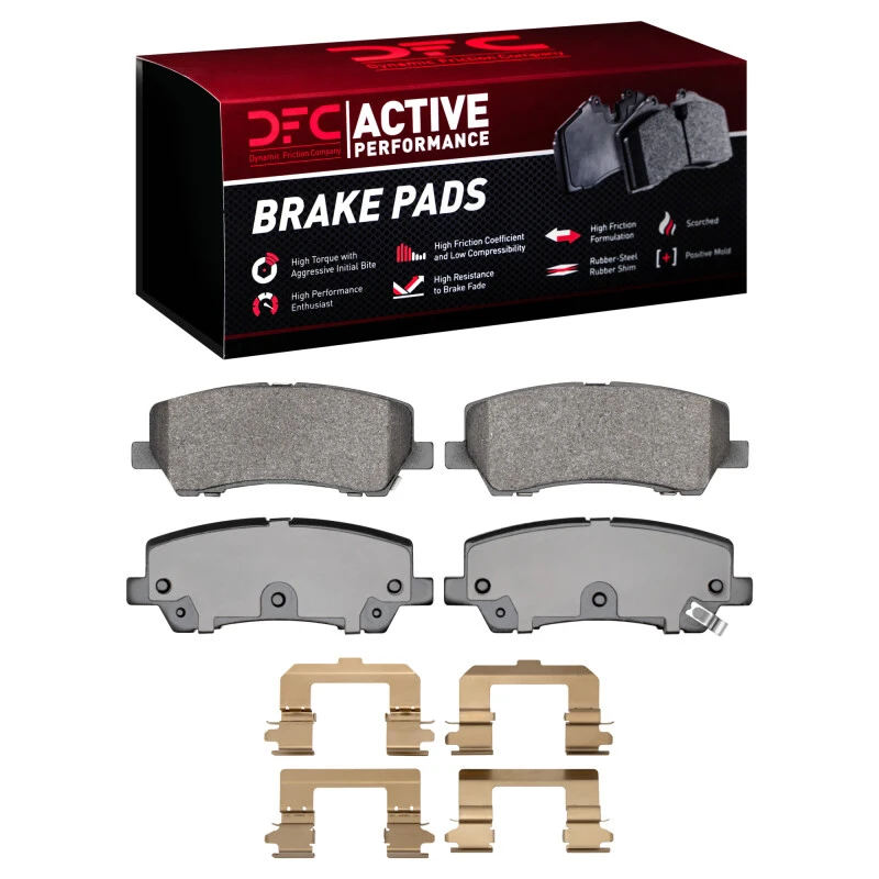 DFC 15-23 Ford Mustang Rear Active Performance Pads and Hardware Kit