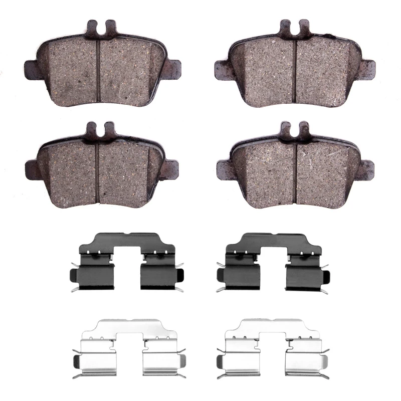 DFC 14-17 Mercedes-Benz B250E Rear 5000 Advanced Low Metallic Brake Pads and Hardware Kit