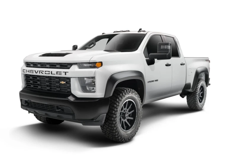 Husky Liners 20-25 Chevrolet Silverado 2500 HD Extend-A-Fender Flares 4pc - Blk