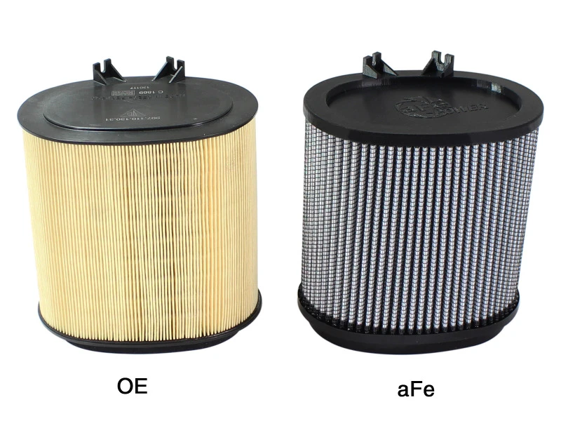 aFe MagnumFLOW OE-Ersatz Pro DRY S Luftfilter 09-12 Porsche 911 (977.2) H6 3.6L/3.8L