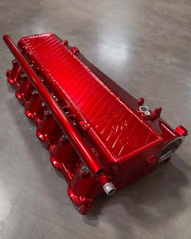 CSF BMW Gen 1 B58 Charge-Air-Cooler Manifold - Candy Apple Red