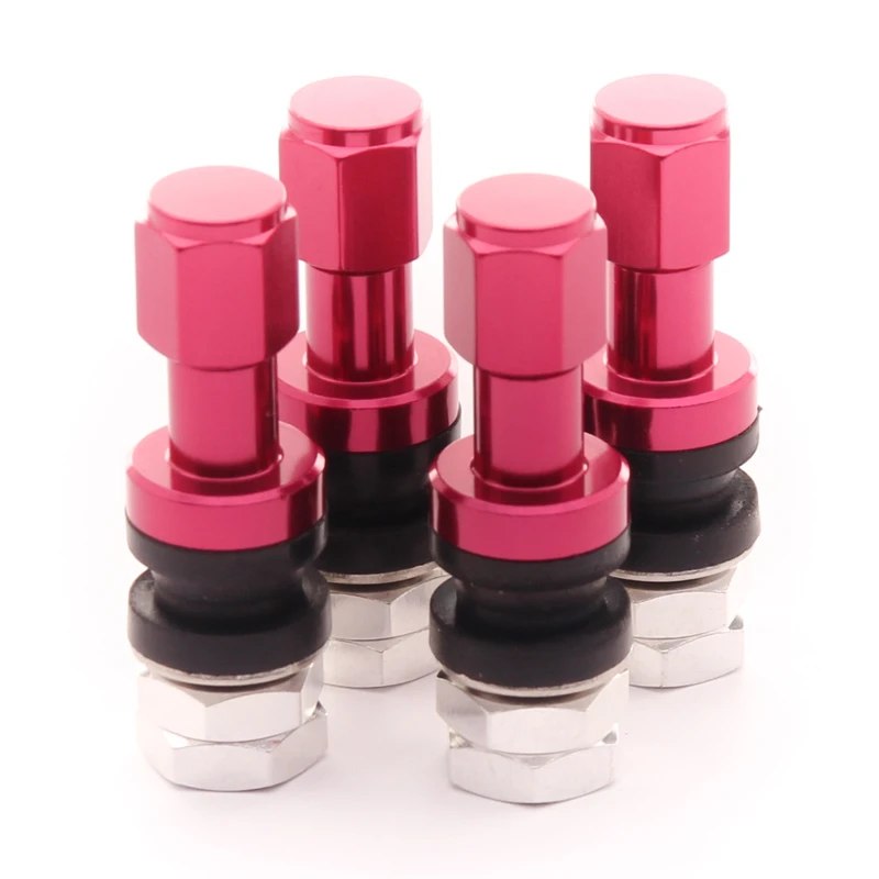 Japan Racing Set of Aluminium air valves Alu Ventile JR v2-Rot