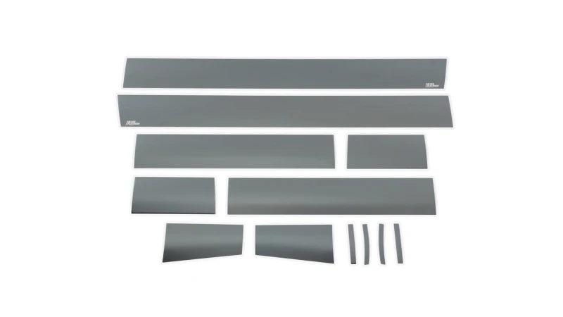 Putco 07-13 GMC Sierra Extended Cab 5.5ft Box - 6in Wide - 12pcs Black Platinum Rocker Panels