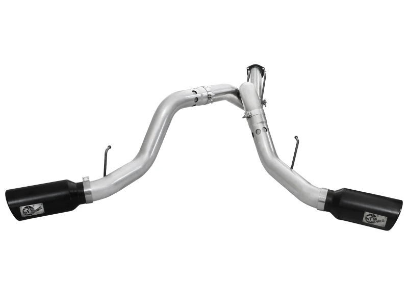 aFe Atlas Auspuff 4 Zoll DPF-Back Al Stahl 11-14 Ford Diesel LKW V8-6.7L (td)