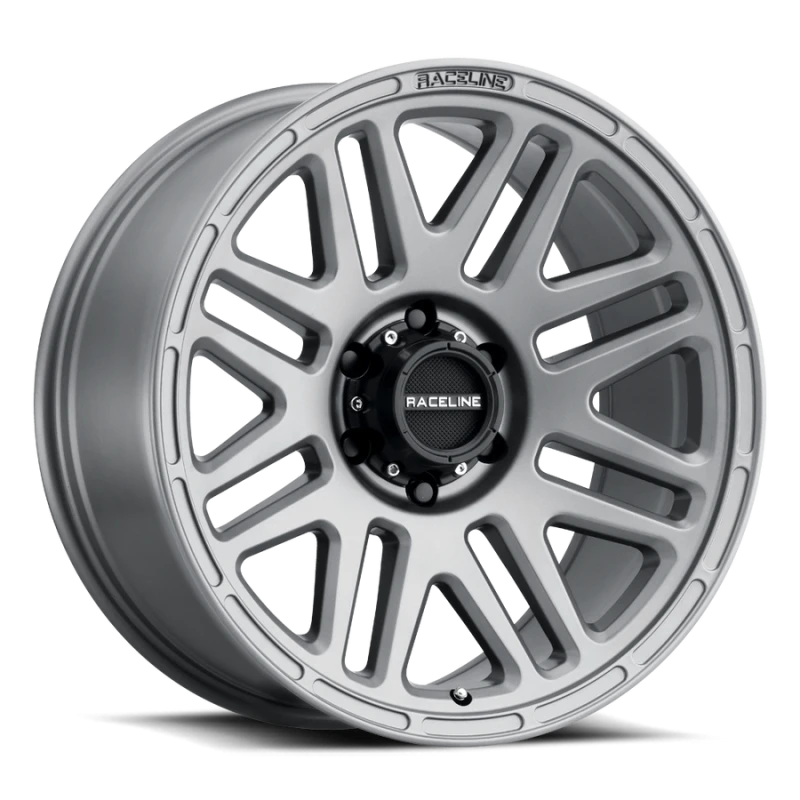 Raceline 944GS Outlander 16x8in / 8x170 BP / 0mm Offset / 125.2mm Bore - Greystone Wheel