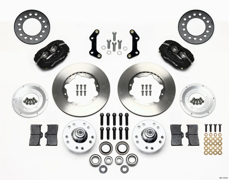 Wilwood Forged Dynalite Vorderrad-Kit 11,00 Zoll 73-80 CDP A B E & F Karosserie