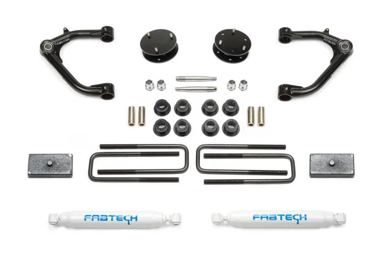 Fabtech 19-21 GM C/K1500 P/U 3-Zoll-Uniball-UCA-System mit Perf.-Shks