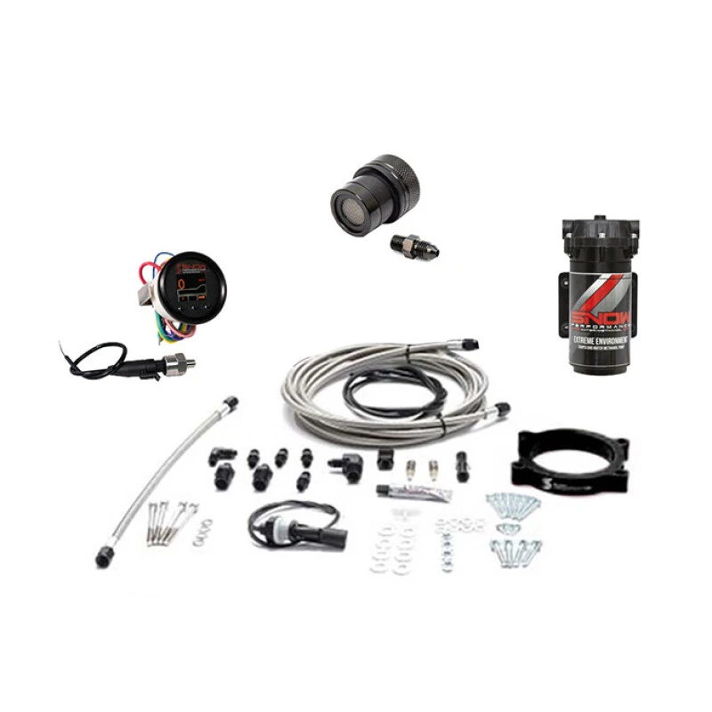 Snow Performance 10-15 Camaro Stg 2 Bst Cooler F/I Wasserinjektions-Kit (SS Brded Line/4AN) ohne Tank