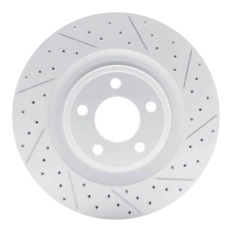 DFC 20-26 Ford Explorer Front Right Drilled & Slotted Geoperformance Rotor