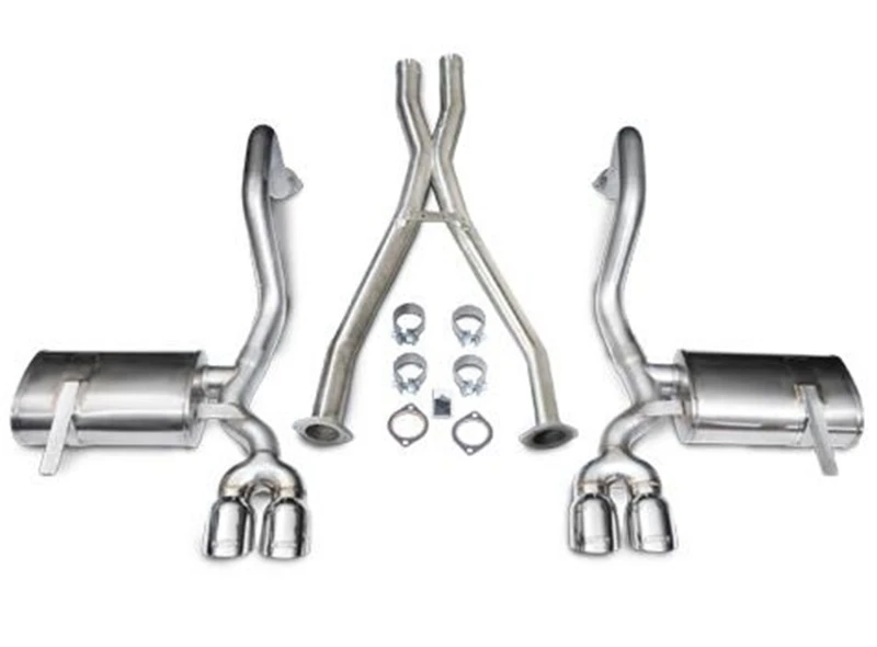 Corsa 1997-2004 Chevrolet Corvette C5 Z06 5,7L V8 Polierte Xtreme Cat-Back + XO Auspuff