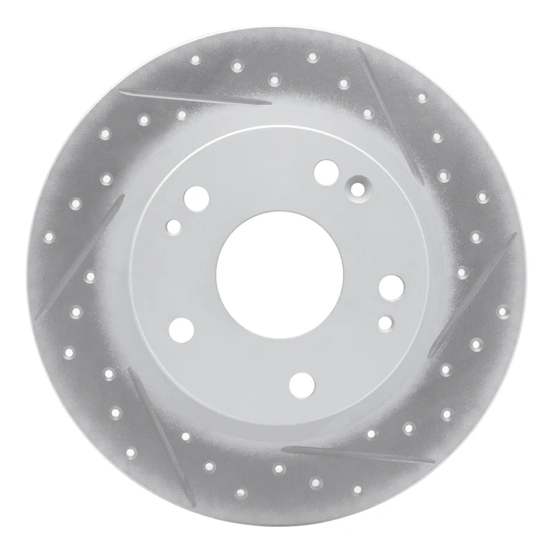 DFC 16-25 Honda Civic Hatchback Rear Right Drilled & Slotted Geoperformance Rotor