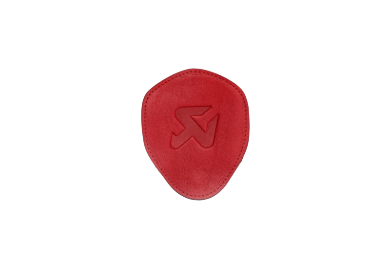 Akrapovic Leather Headphones Case - Red