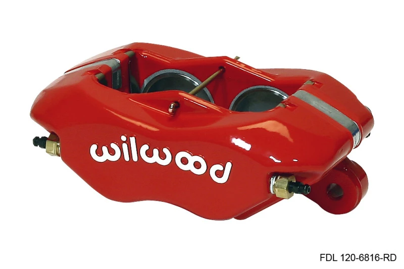 Wilwood Bremse-Forged Dynalite-Rot 1,75 Zoll Kolben 0,81 Zoll Scheibe