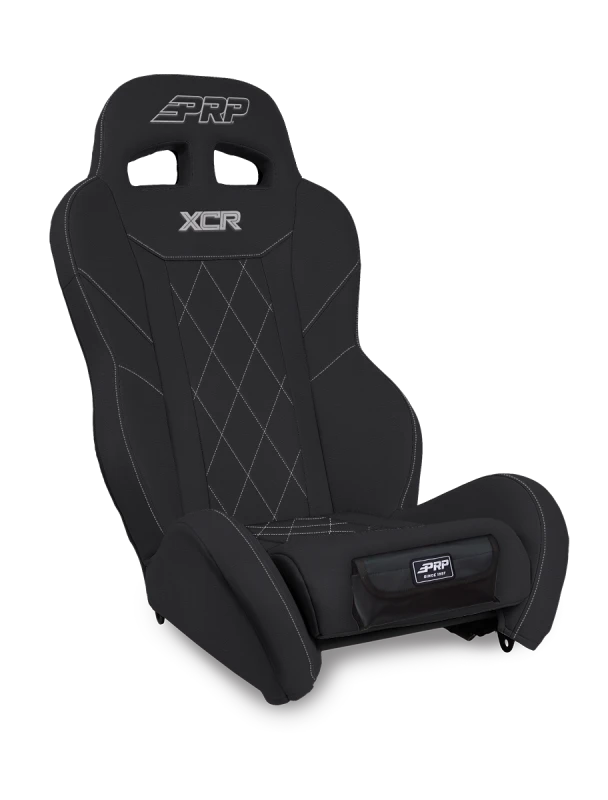 PRP XCR Suspension Seat - Black w Diamond Stitch/Front Pocket