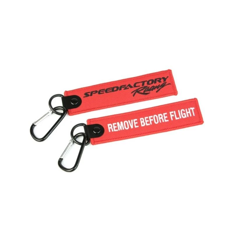 SpeedFactory Remove Before Flight Schlüsselband rot