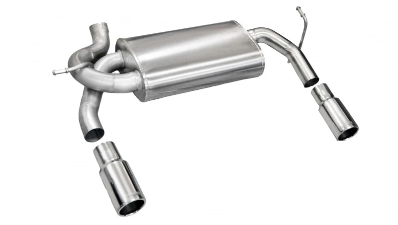 Corsa 2007-2011 Jeep Wrangler 3.8L/12-14 Wrangler 3.6L Polierter Sport-Achse-Endschalldämpfer