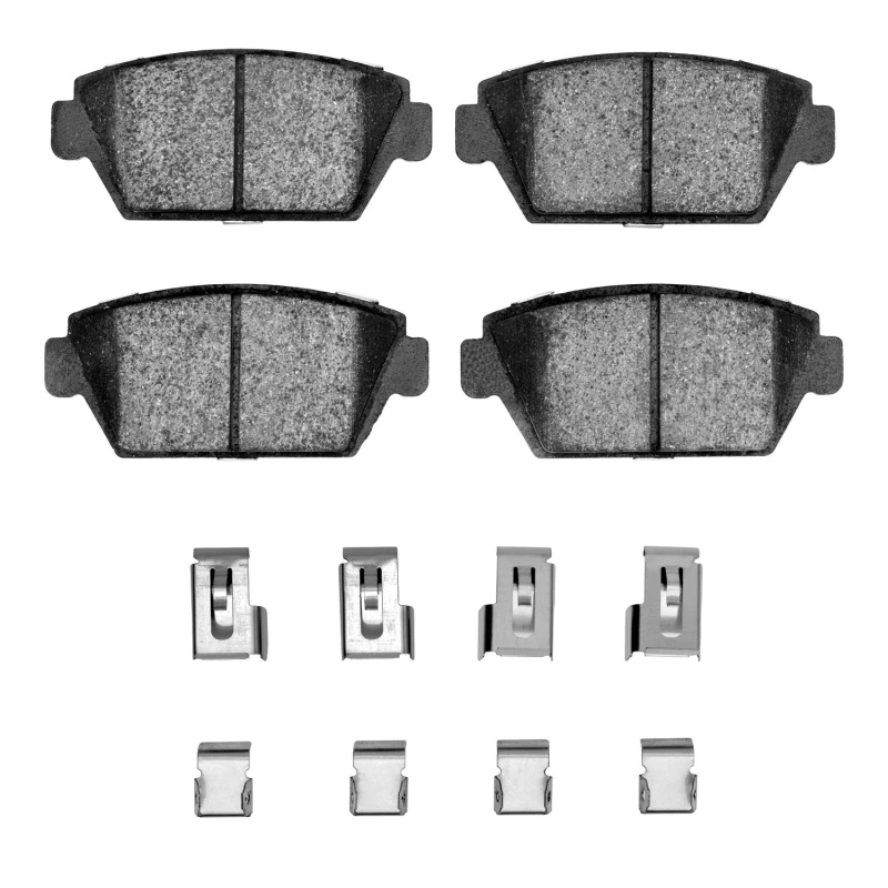 DFC 85-94 Dodge Colt Rear 5000 Advanced Ceramic Brake Pads and Hardware Kit