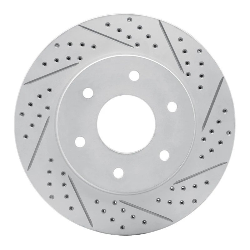 DFC 04-05 Infiniti Qx56 Front Right Drilled & Slotted Geoperformance Rotor
