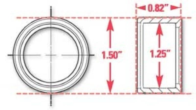 SPC Performance Schweiß-Innenring-Kit 1,25 Zoll ID