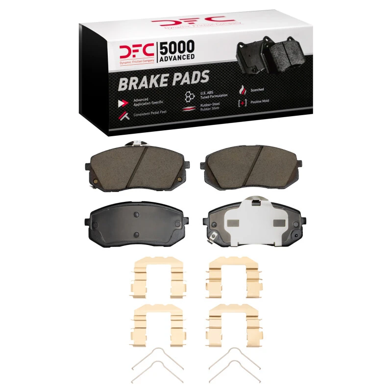 DFC 07-10 Kia Rondo (Canada) Front 5000 Advanced Ceramic Brake Pads and Hardware Kit
