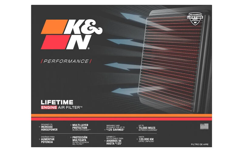 K&N 94-97 Kawasaki ZX9R Ninja 900 Unique Trapezoidal 12.5in OS L x 7.688in OS W Replacement Filter