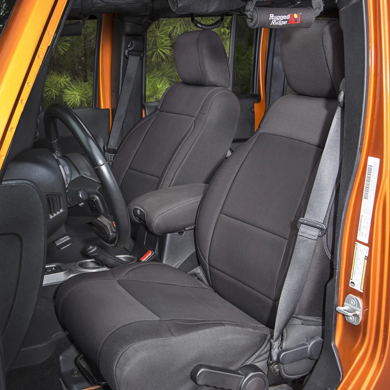 Rugged Ridge Sitzbezug-Kit Schwarz 07-10 Jeep Wrangler JK 4dr