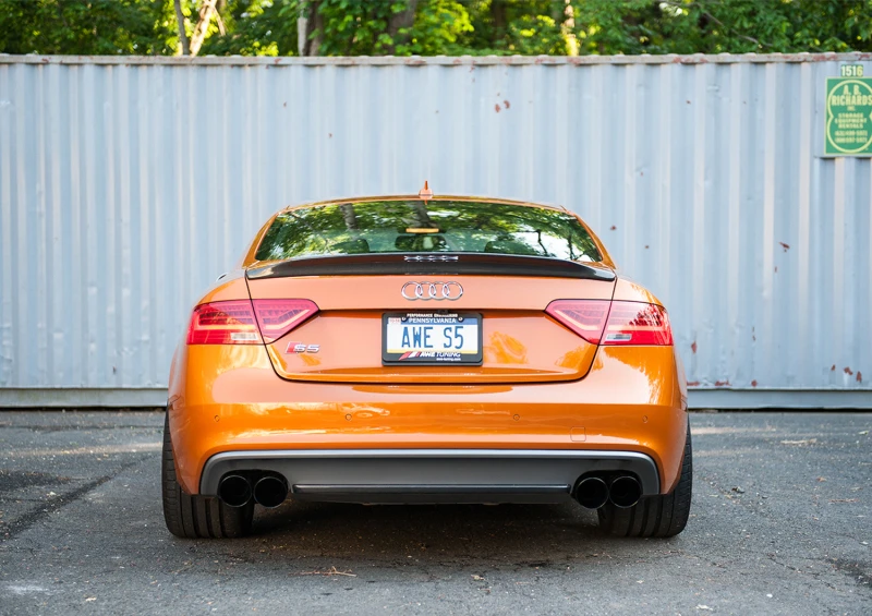 AWE Tuning Audi B8.5 S5 3.0T Track Edition Auspuff - Diamantschwarz Tips (102mm)