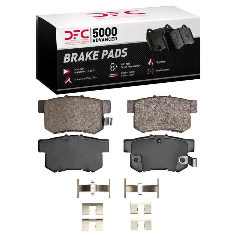 DFC 97-02 Acura CL Rear 5000 Advanced Ceramic Brake Pads and Hardware Kit