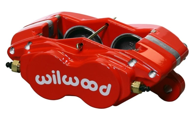 Wilwood Caliper-Forged Dynalite-M-Red 1.75in Pistons.81in Disc