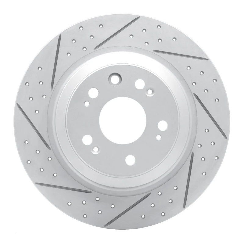 DFC 09-14 Acura Tl Rear Left Drilled & Slotted Geoperformance Rotor