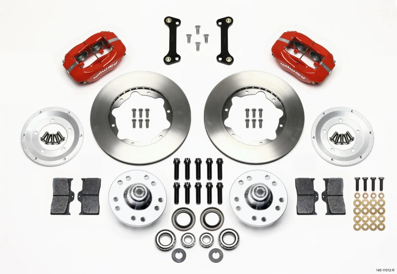 Wilwood Forged Dynalite Vorderes Kit 11,00 Zoll Rot 82-92 Camaro/Firebird