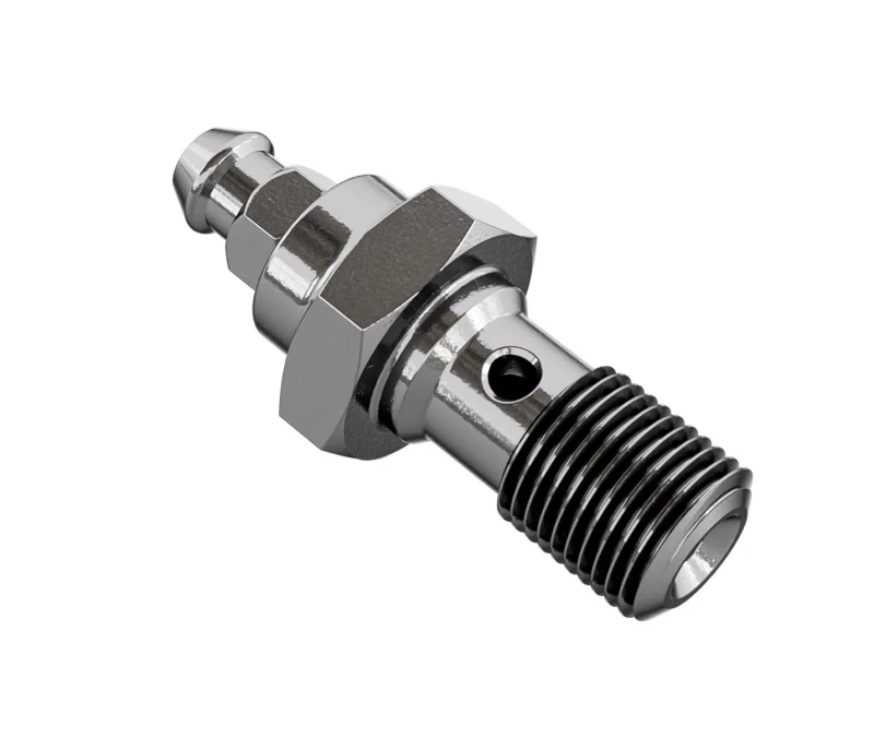 Goodridge-Einzeln-Banjo-Entlüftungsschraube 3/8x24