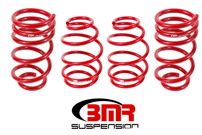 BMR 10-15 5. Generation Camaro V8 Tieferlegungsfeder-Kit (Satz von 4 Vorderachsen) - Rot