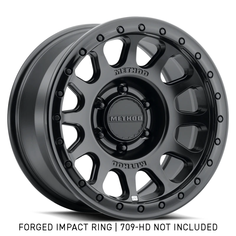 Method Beadlock Ring - 17in Forged - Style 1 - Gloss Black