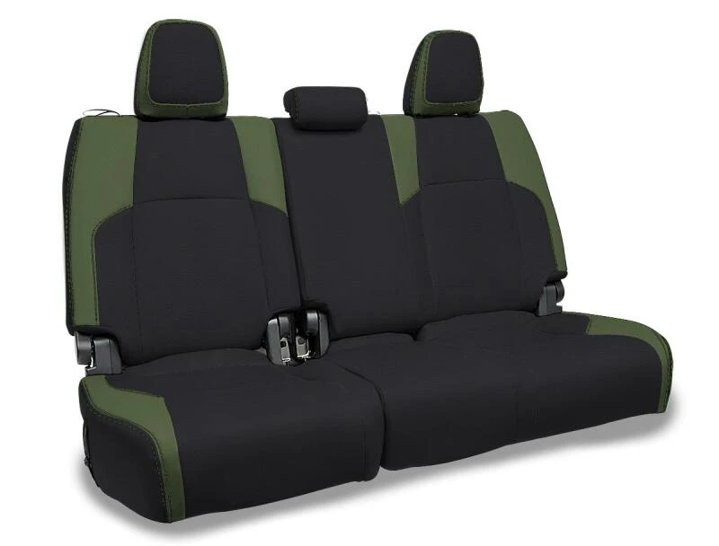 PRP 2024 Toyota Tacoma Rear Bench Covers - Black and Olive Green