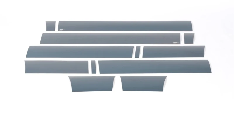 Putco 09-14 Ford F-150 Super Crew 6.5 (w/ Flares) - 7in Wide (12pcs) Black Platinum Rocker Panels
