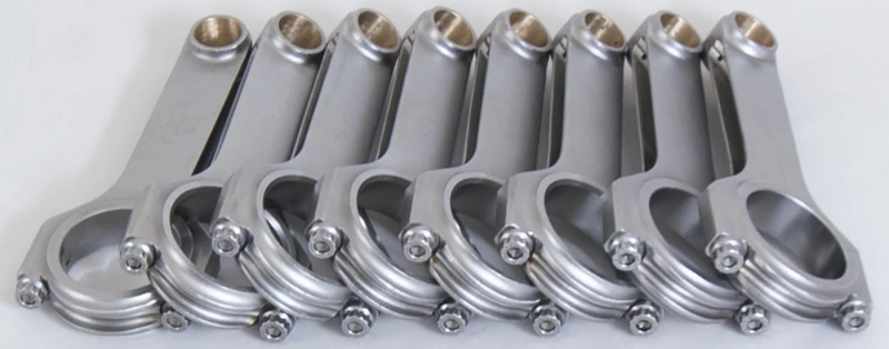 Eagle Chevrolet Big Block 6.660in Length ARP L19 Bolts Forged 4340 Steel H-Beam Rods - Set of 8