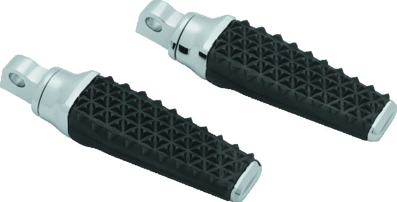Kuryakyn Thresher Fußrasten mit Adapter Chrom