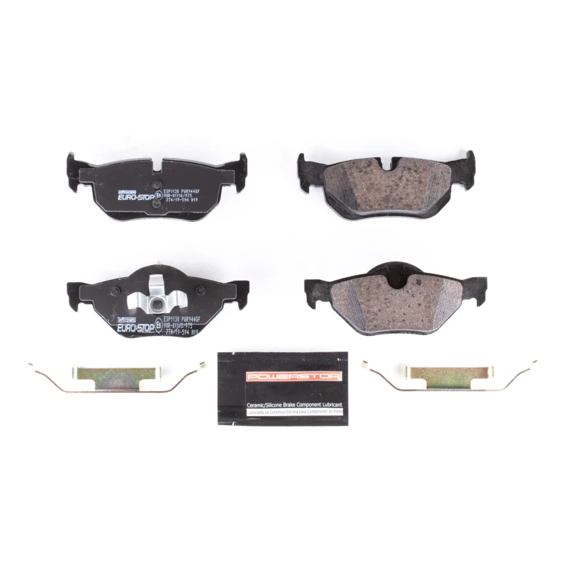 Power Stop 12-15 BMW X1 Euro-Stop ECE-R90 Rear Brake Pads