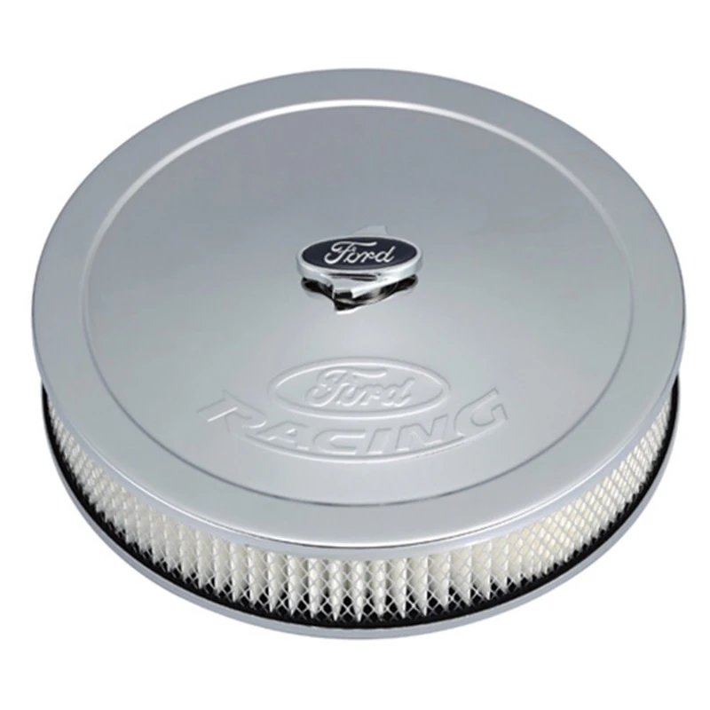 ford-racing_302-350-679337036a194 Ford Racing Chrom-Luftfilter mit Emblem