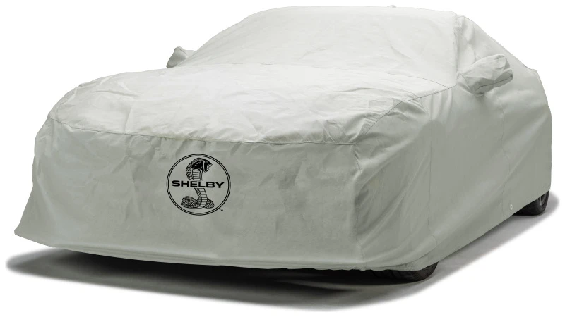 Covercraft 66-68 Ford Mustang Custom 3-Layer Moderate Climate Cover w/ Blk Snake Medallion Logo