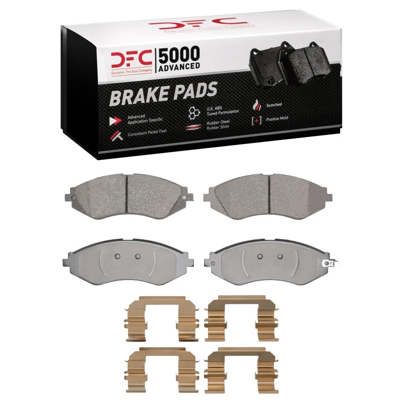 DFC 99-17 Chevrolet Spark EV Front 5000 Advanced Ceramic Brake Pads and Hardware Kit