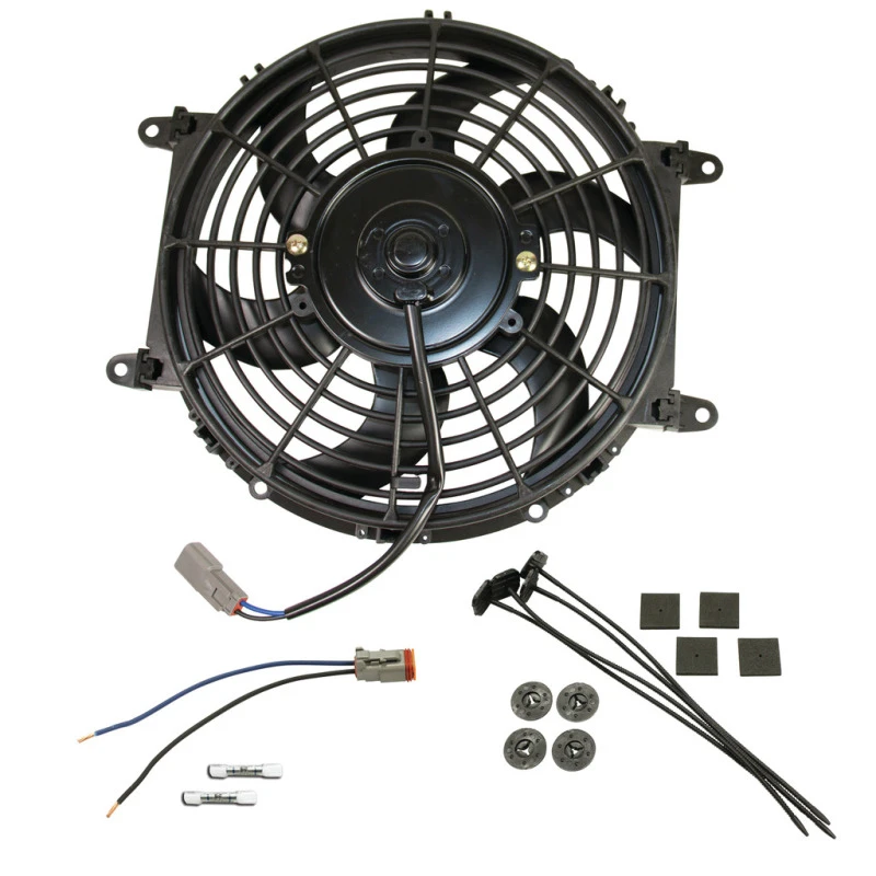 BD Diesel Universal Transmission Cooler Electric Fan Assembly