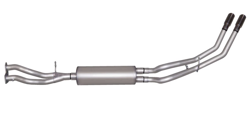 Gibson 96-99 Chevrolet Tahoe LS 5,7L 5,7 cm Cat-Back Dual Sport Auspuff - Aluminisiert